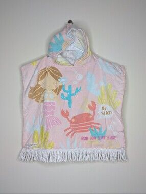 Earth Nymph Mermaid Terry Towel Swim Coverup 3/4T